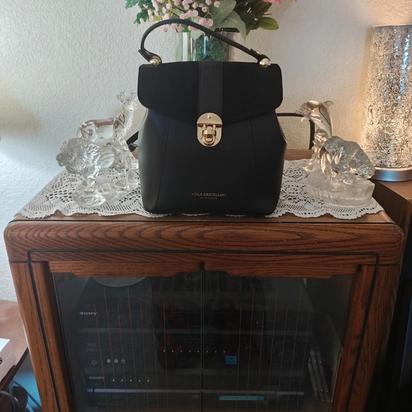 Viola Castellani mini leather backpack